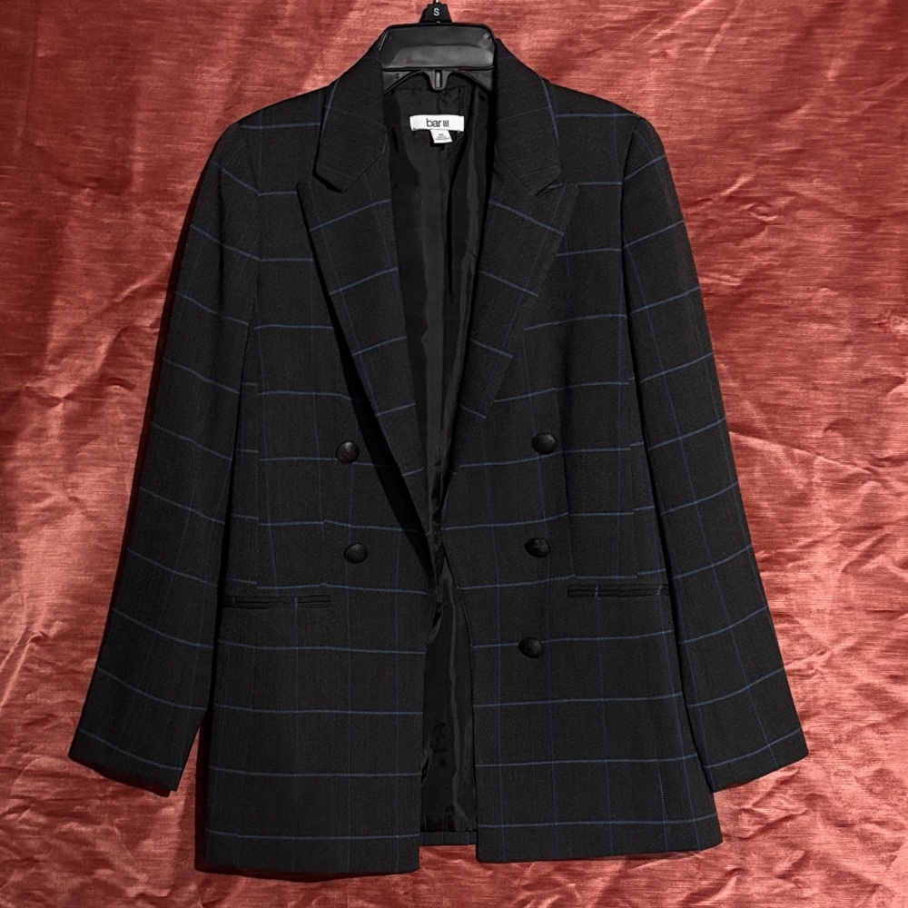 Bar III Black Blazer
